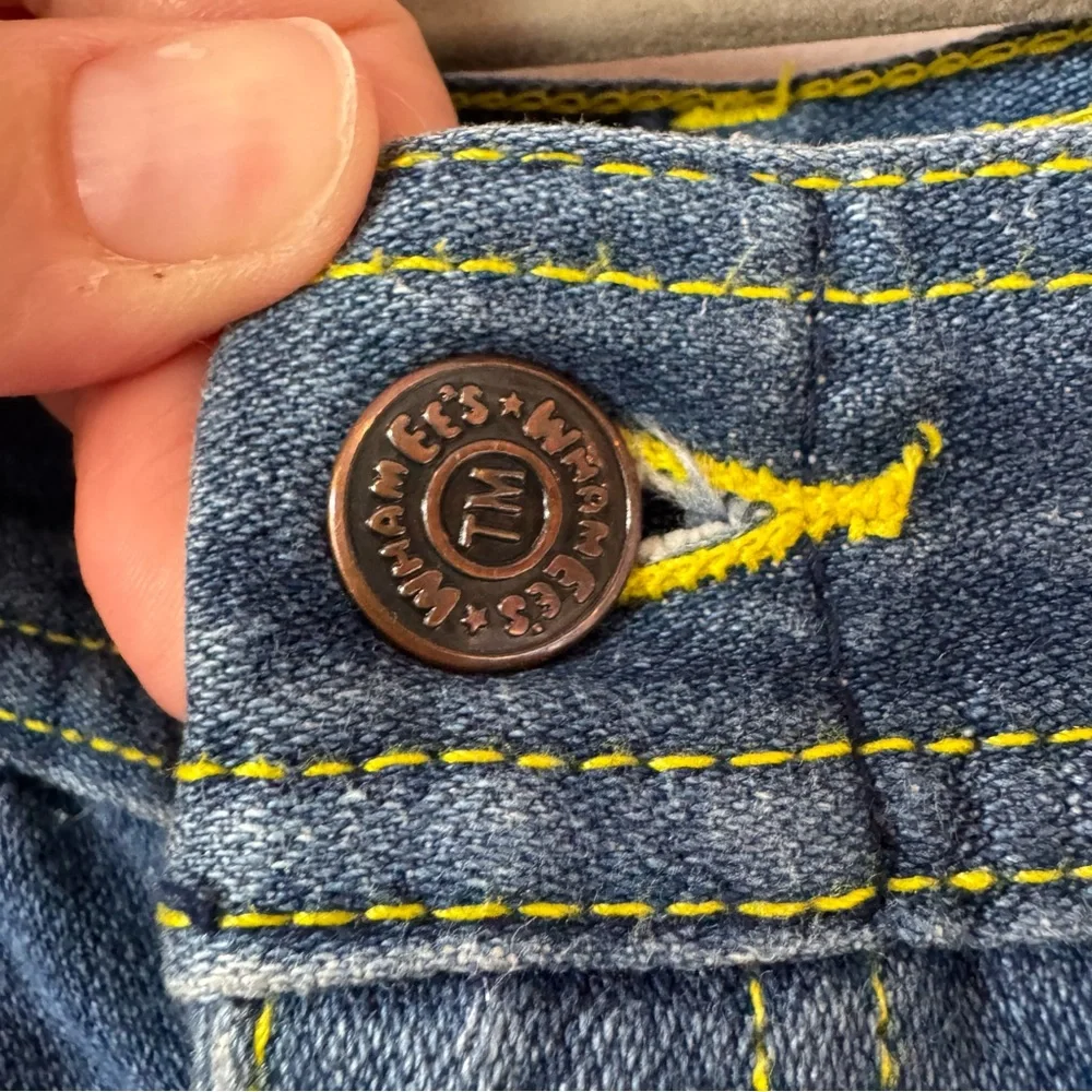 Whammie’s RARE Vintage 70s/80s Collectors Toddler Embroidered Space Jeans Size 5
